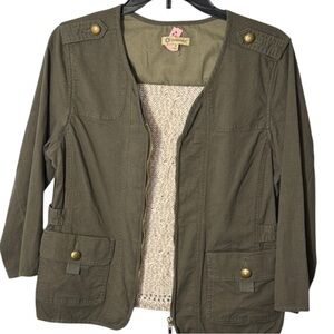 Democracy Jacket Green/Tan‎ Utility in Size M
GUC
